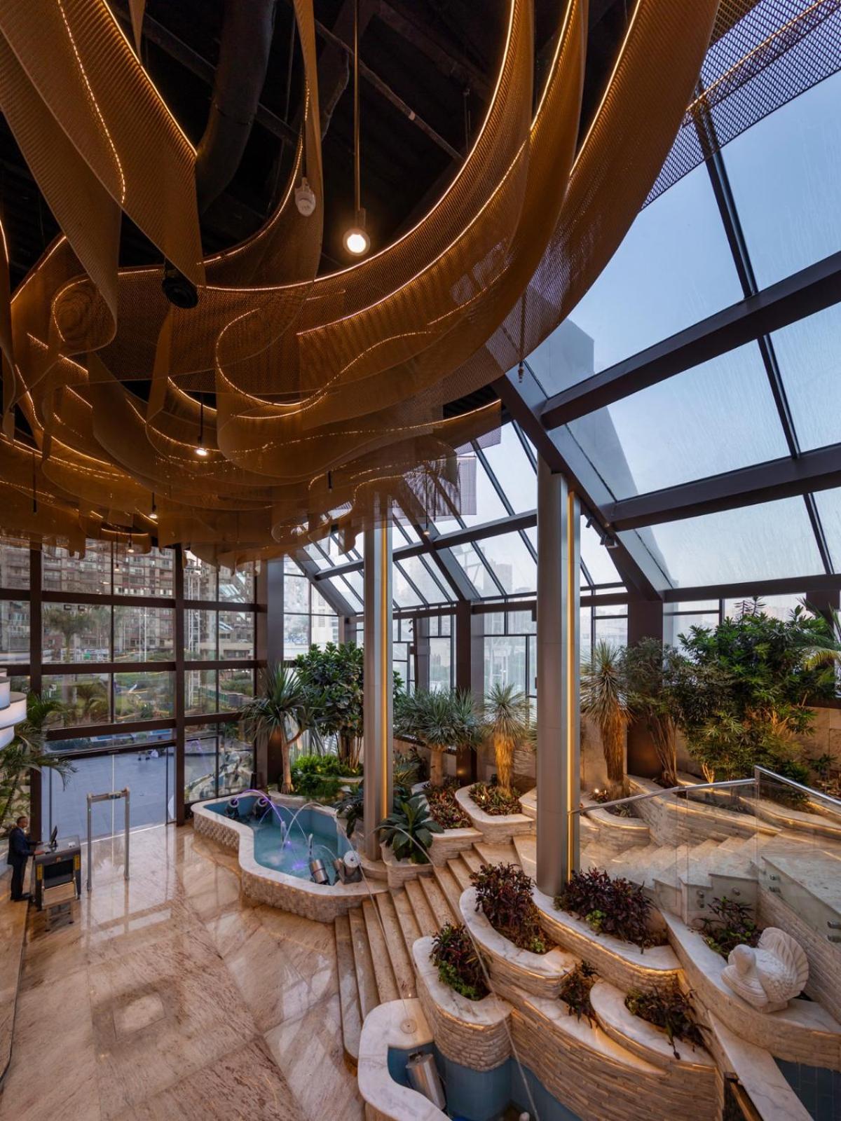 Mirage Hotel & Conference Center Alexandrie Extérieur photo The Sky Garden
